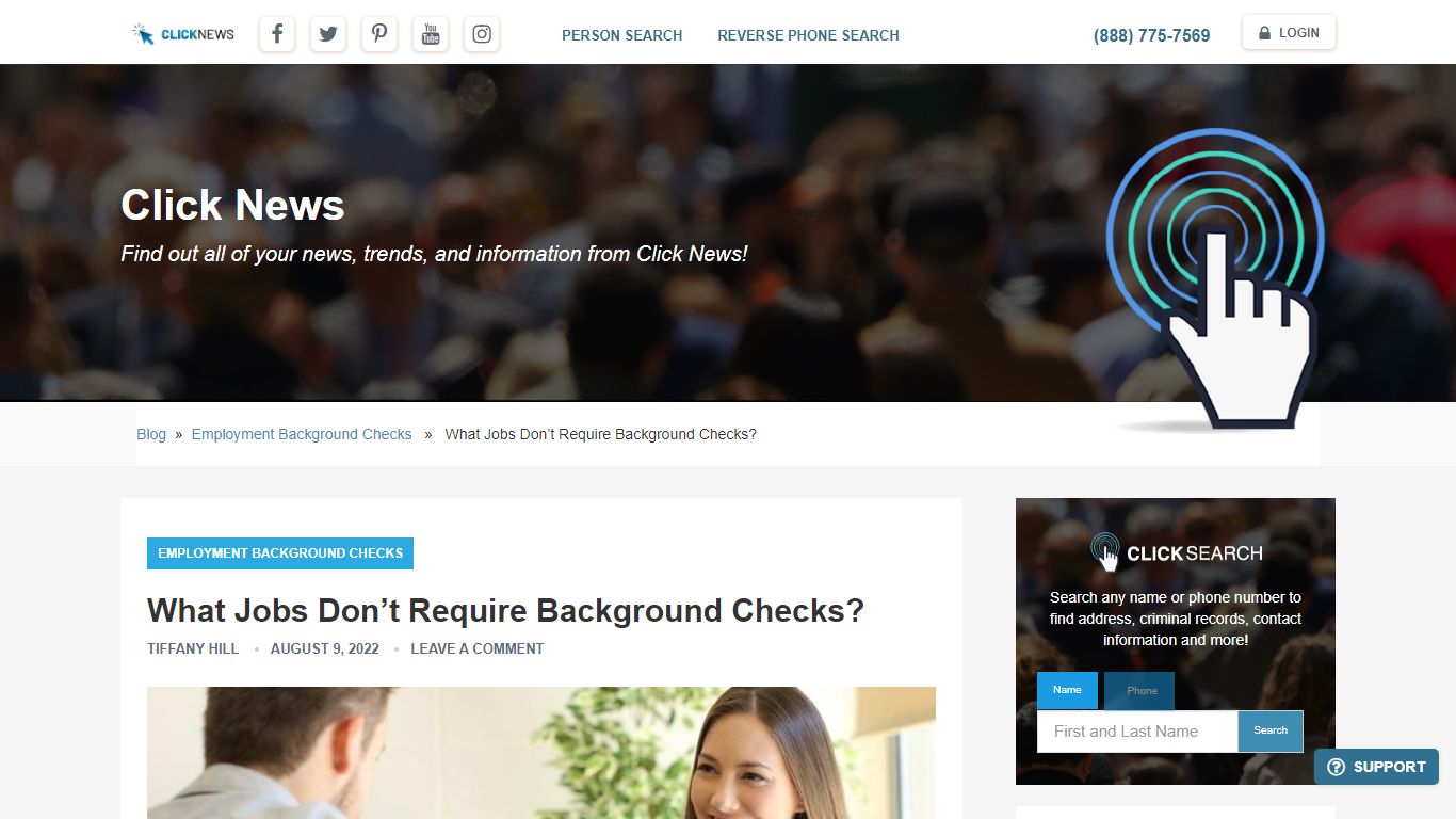 What Jobs Don't Require Background Checks? - ClickSearch Blog